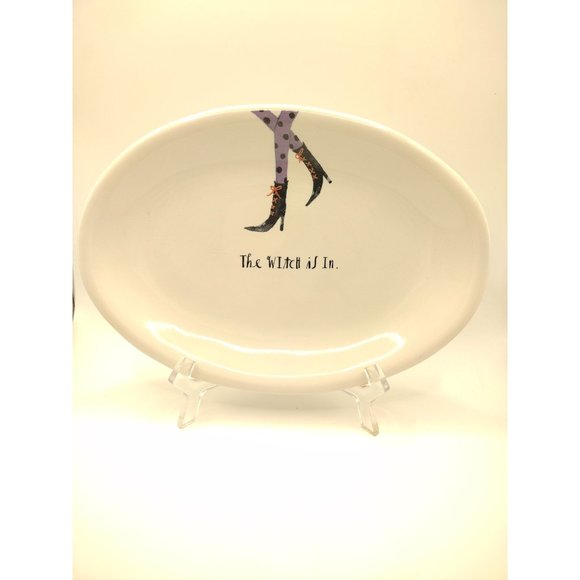 Rae Dunn Artisan Collection by Magenta Halloween Plate The Witch is In #212 - Picture 1 of 3